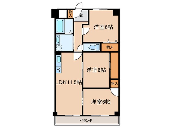 ＦＯＵＲＭ－レジデンス東園田の物件間取画像